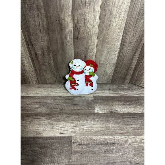 Annalee Christmas Delights Duo Snowman Snowmen 7-1/2” NWT - Picture 1 of 7